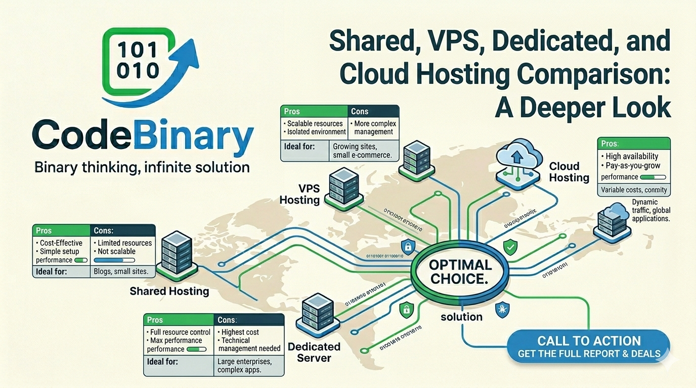 Shared vs VPS vs Dedicated Hosting: Which One Should You Choose?